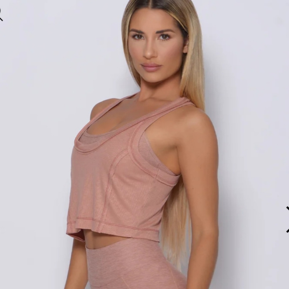 Bombshell sportswear rib crop tank